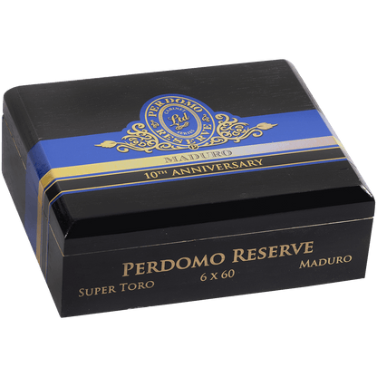 Perdomo Reserve 10Th Anniversary Maduro Bxp Super Toro 6.00X60 25 Ct. Box