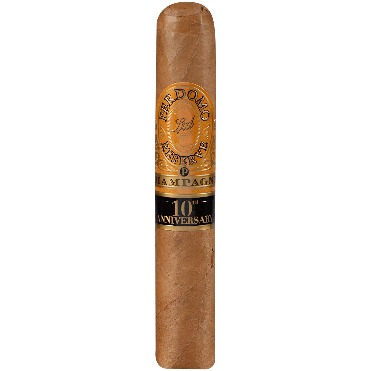 Perdomo 10Th Anniversary Champagne Robusto 25 Ct. Box 5.00X54
