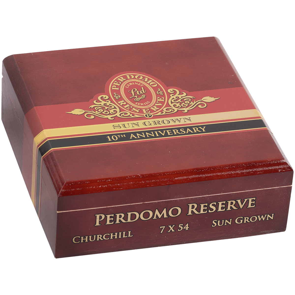 Perdomo Reserve 10Th Anniversary Sungrown Bxp Churchill 7.00X54 25Ct. Box