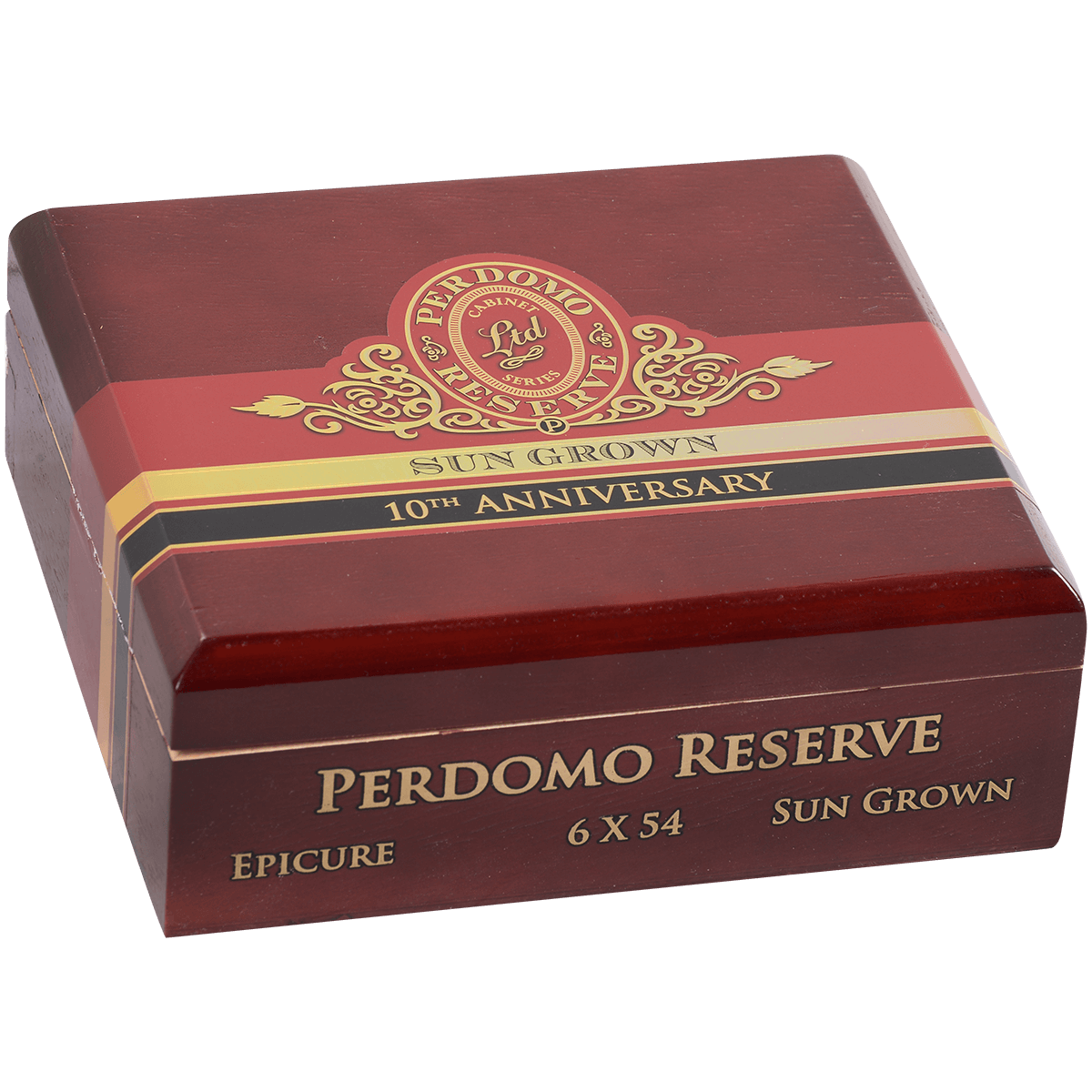Perdomo Reserve 10Th Anniversary Sungrown Bxp Epicure 6.00X54 25 Ct. Box