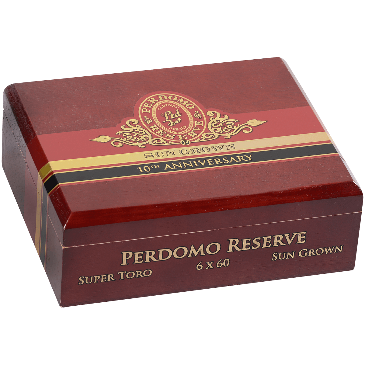 Perdomo Reserve 10Th Anniversary Sungrown Bxp Super Toro 6.00X60 25 Ct. Box