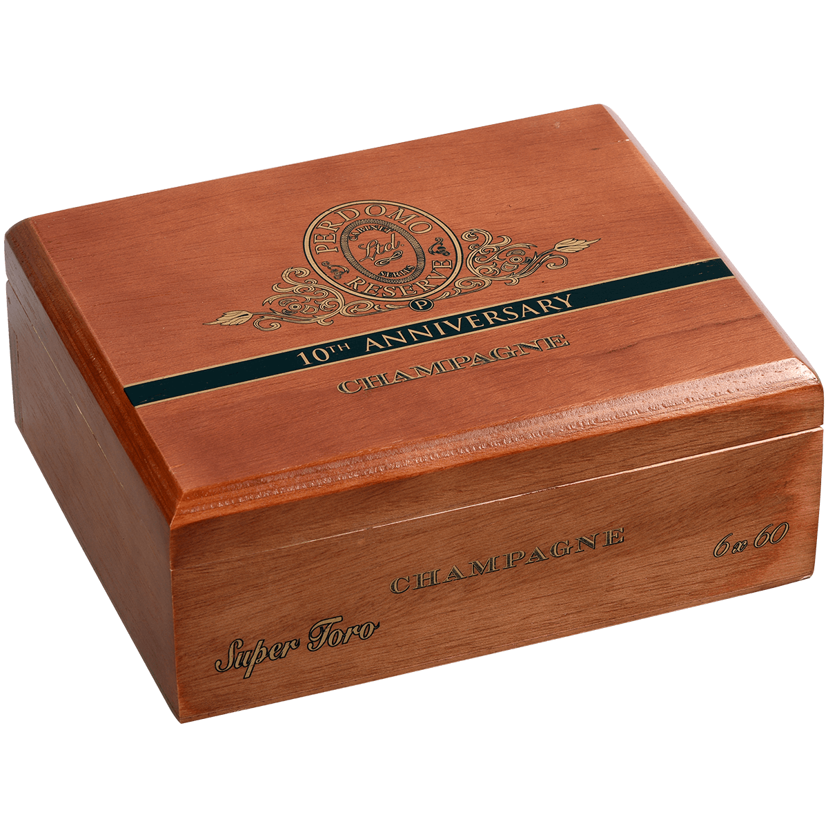 Perdomo 10Th Anniversary Champagne Super Toro 25 Ct. Box 6.00X60