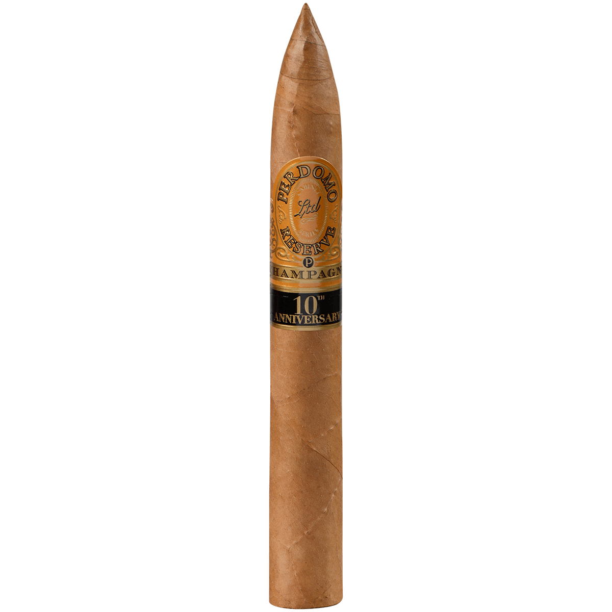Perdomo 10Th Anniversary Champagne Torpedo 25 Ct. Box 7.00X54