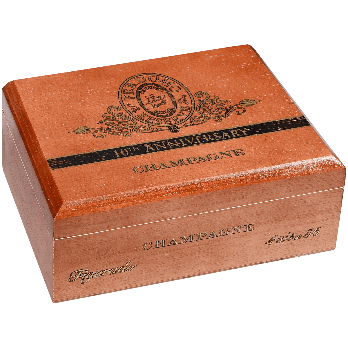 Perdomo 10Th Anniversary Champagne Torpedo 25 Ct. Box 7.00X54