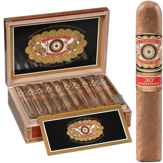 Perdomo 30Th Anniversary Connecticut Gordo 30 Ct. Box 6.00X60