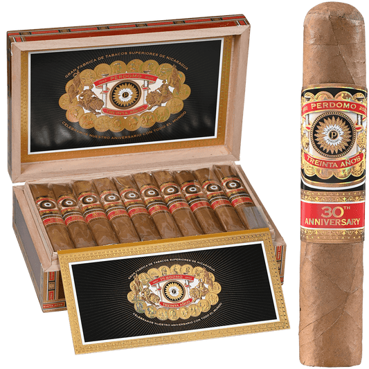 Perdomo 30Th Anniversary Connecticut Robusto 30 Ct Box 5.00X54