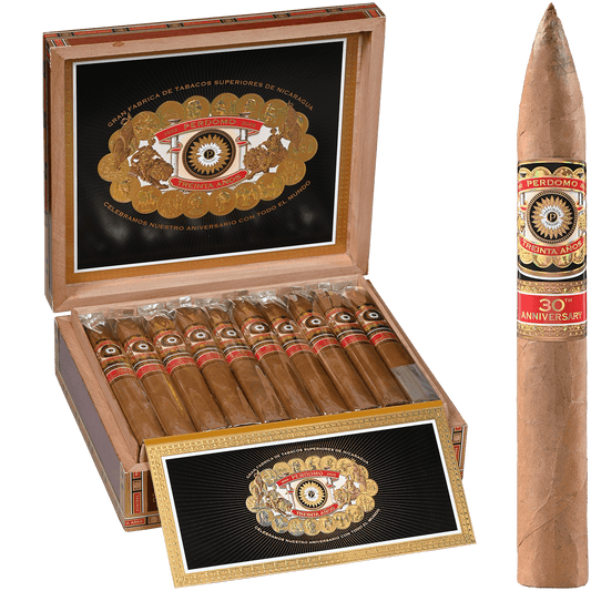 Perdomo 30Th Anniversary Connecticut Torpedo 30 Ct. Box 7.00X54