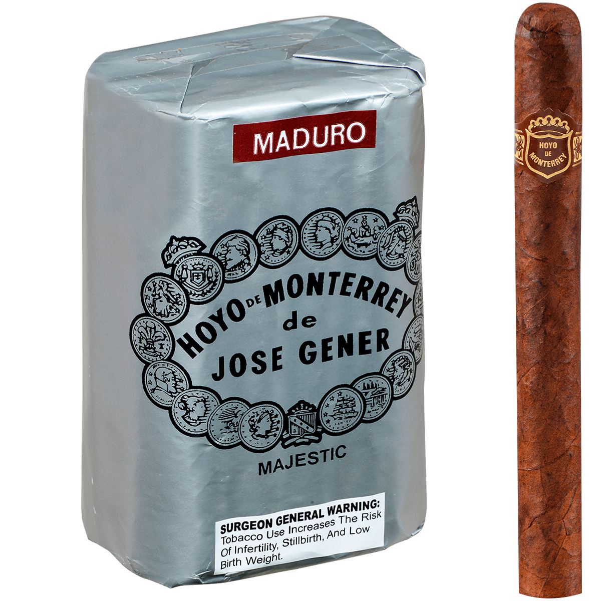 Hoyo De Monterrey Silver Majestic Maduro 25 Ct. Bundle 6.12X45