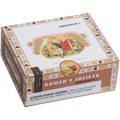 Romeo Y Julieta 1875 Deluxe #1 Glass Tubes Ems 10 Ct. Box 7.00X50