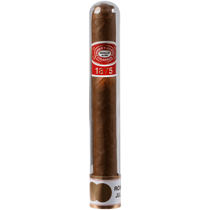 Romeo Y Julieta 1875 Deluxe #2 Glass Tubes Ems 10 Ct. Box 6.00X50