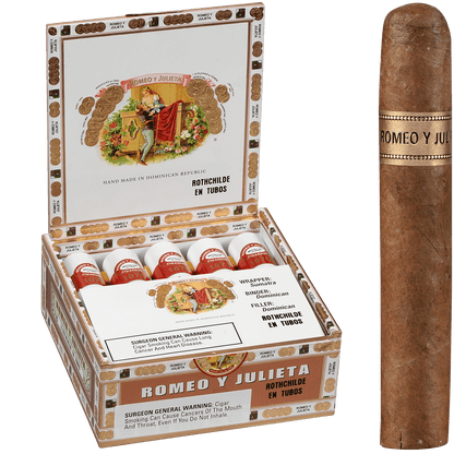 Romeo Y Julieta 1875 Rothschilde Tubos Ems 10 Ct. Box 5.00X50