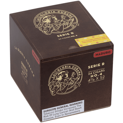 La Gloria Cubana Serie R No. 4 Maduro 24 Ct. Box 4.88X52