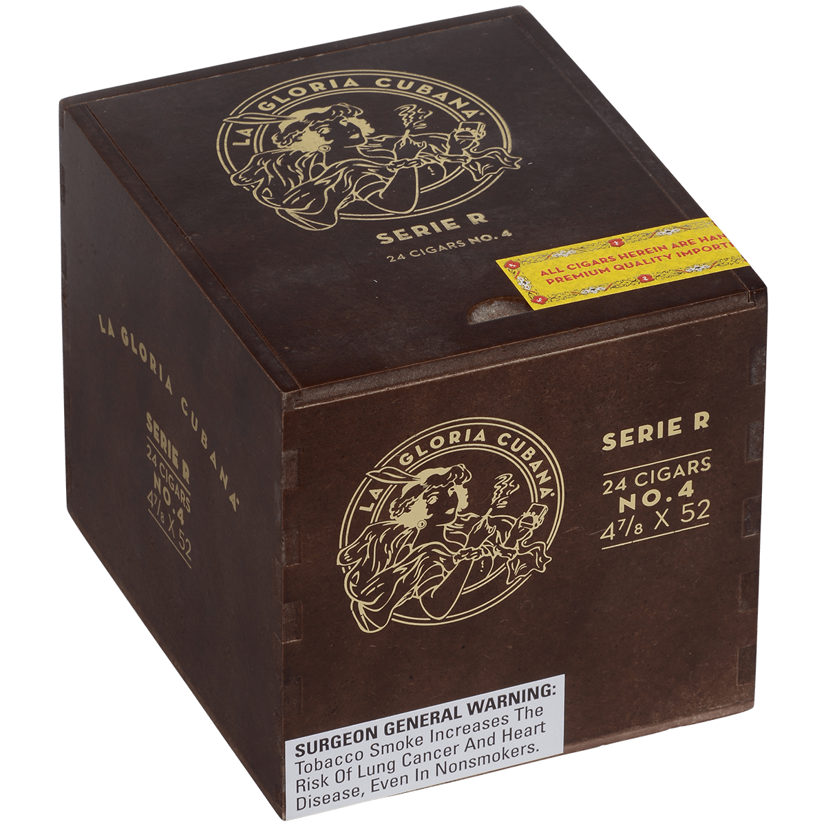 La Gloria Cubana Serie R No. 4 Natural 24 Ct. Box 4.88X52