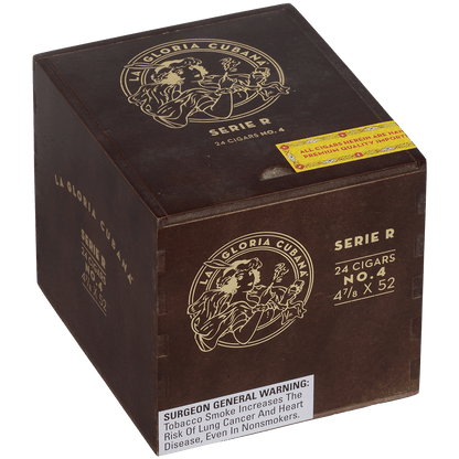 La Gloria Cubana Serie R No. 4 Natural 24 Ct. Box 4.88X52
