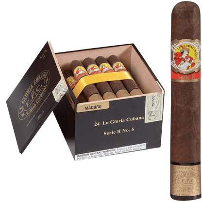 La Gloria Cubana Serie R No. 5 Natural 24 Ct. Box 5.50X54