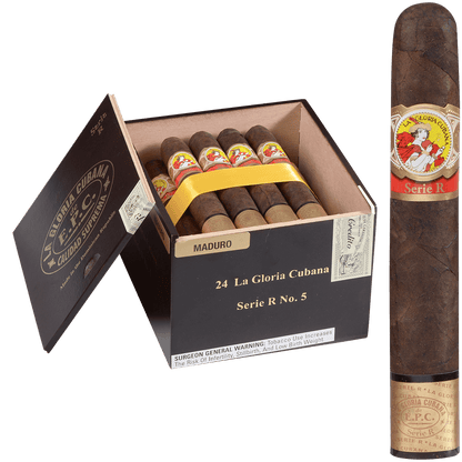 La Gloria Cubana Serie R No. 5 Maduro 24 Ct. Box 5.50X54