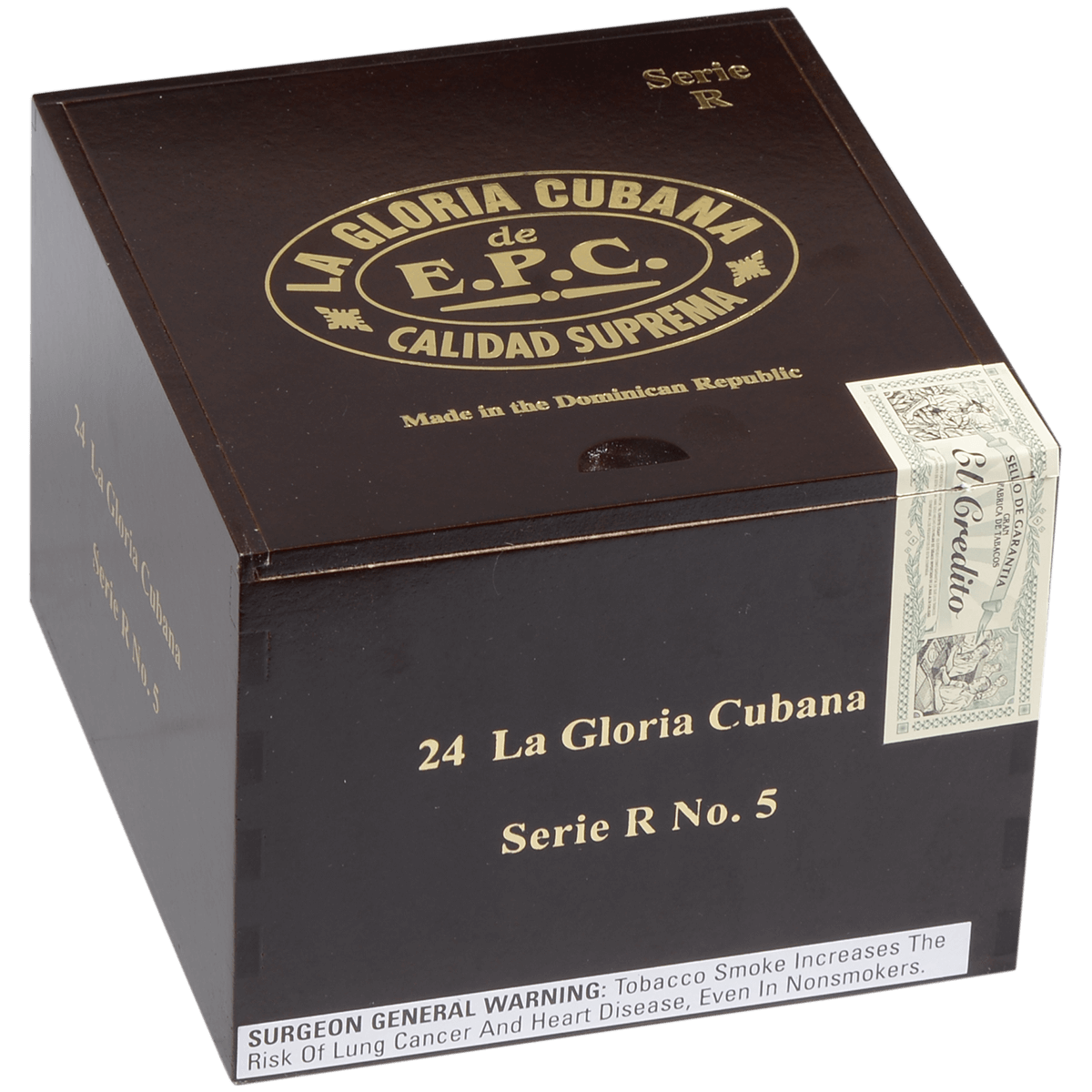 La Gloria Cubana Serie R No. 5 Natural 24 Ct. Box 5.50X54