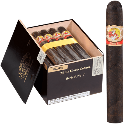 La Gloria Cubana Serie R No. 7 Maduro 24 Ct. Box 7.00X59
