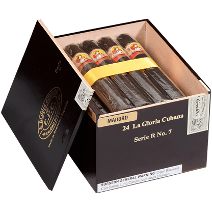 La Gloria Cubana Serie R No. 7 Maduro 24 Ct. Box 7.00X59