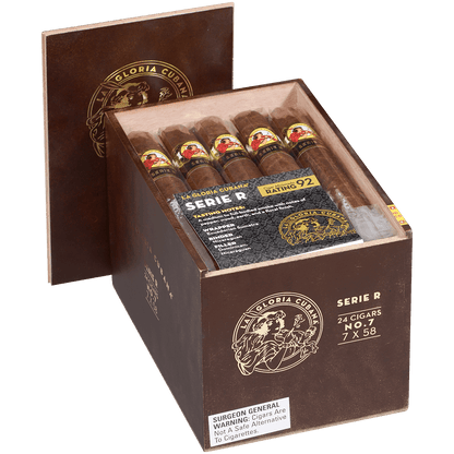 La Gloria Cubana Serie R No. 7 Natural 24 Ct. Box 7.00X59