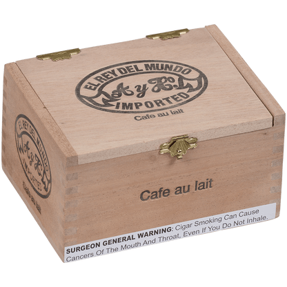 El Rey Del Mundo Ems Cafe Au Lait 24 Ct. Box 4.50X35
