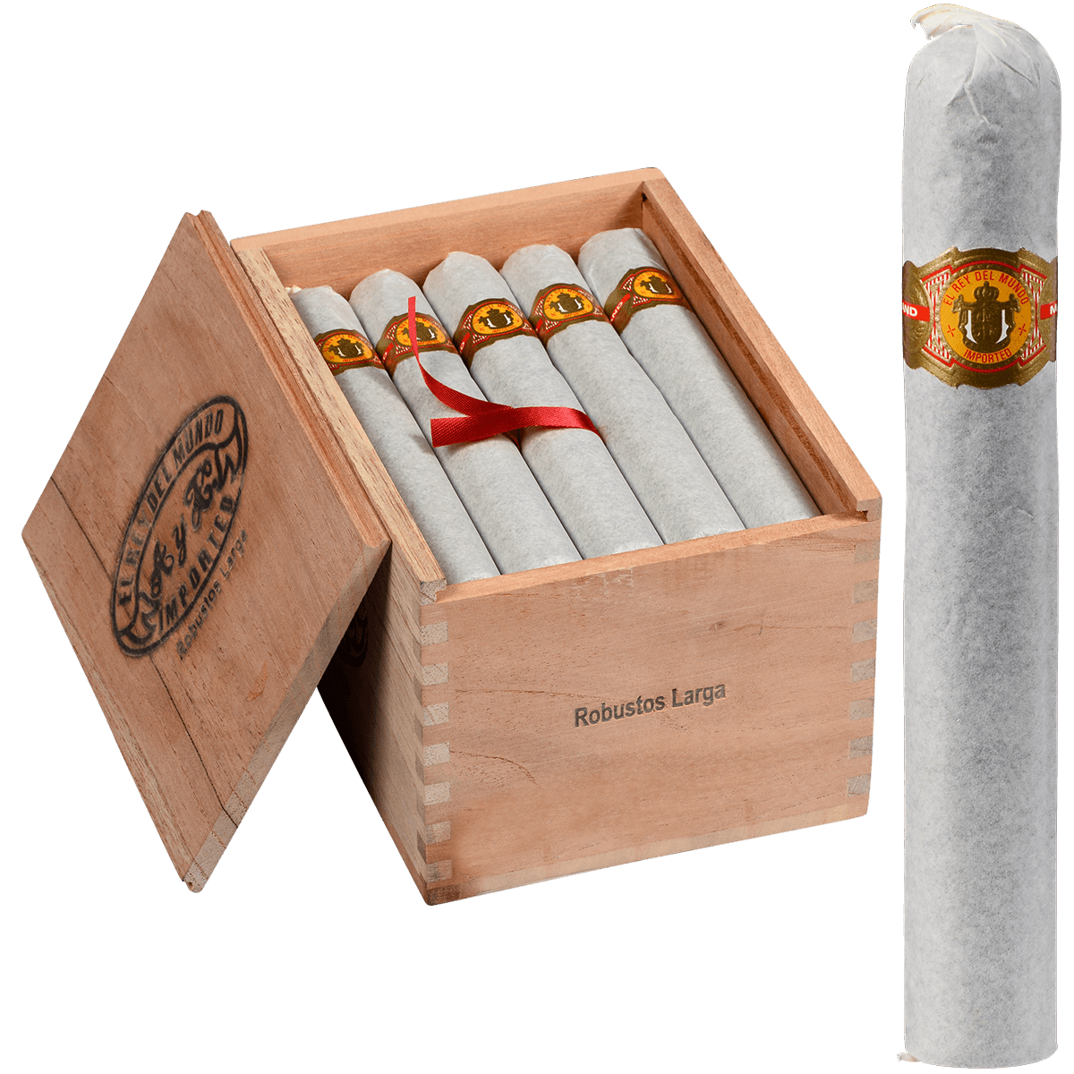 El Rey Del Mundo Oscuro Robusto Larga 20 Ct. Box 6.00X54