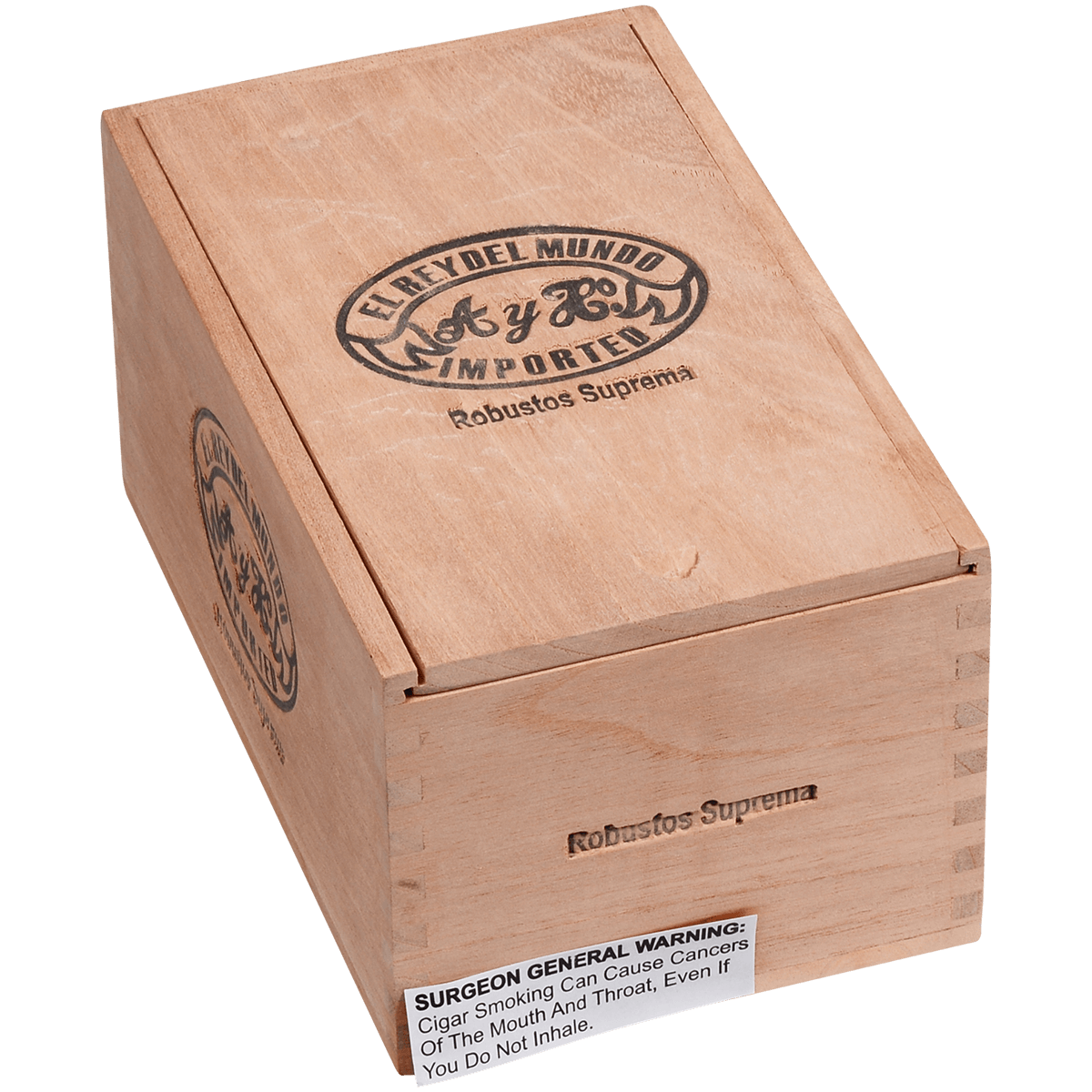 El Rey Del Mundo Oscuro Robusto Suprema 20 Ct. Box 7.25X54