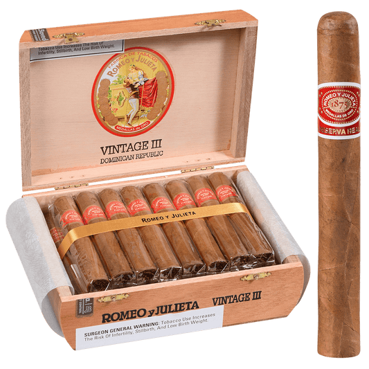 Romeo Y Julieta Vintage #3 Natural 25 Ct. Box 5.00X50