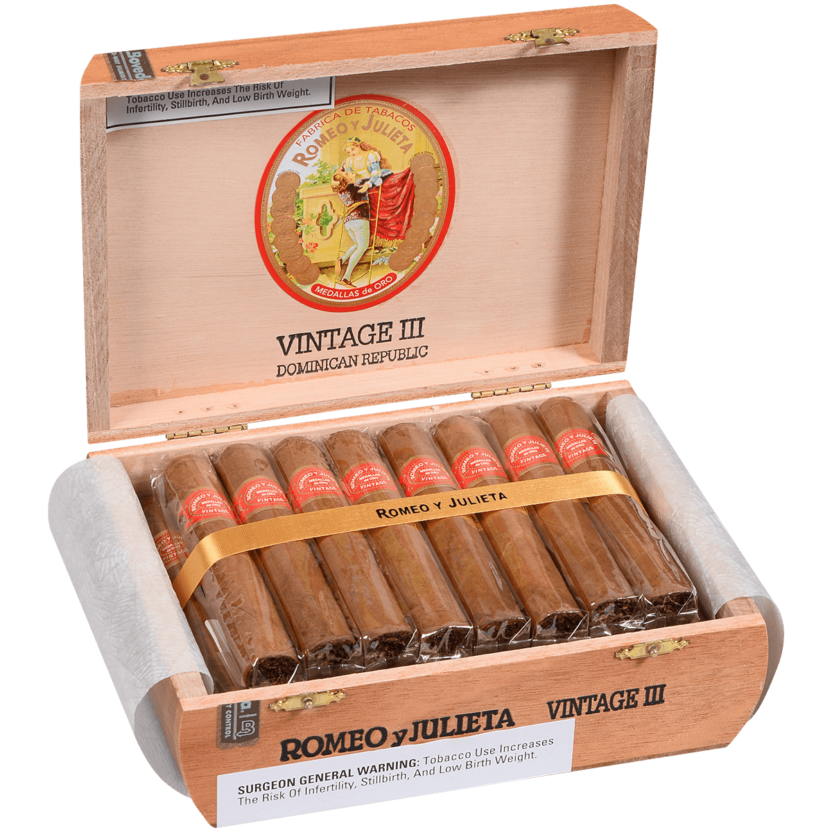 Romeo Y Julieta Vintage #3 Natural 25 Ct. Box 5.00X50