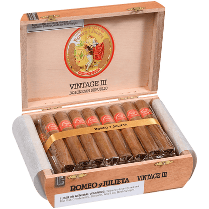 Romeo Y Julieta Vintage #3 Natural 25 Ct. Box 5.00X50