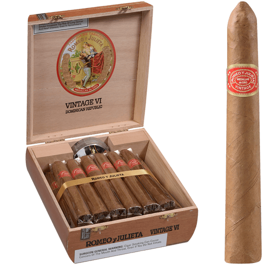 Romeo Y Julieta Vintage #6 Natural 20 Ct. Box 6.50X60