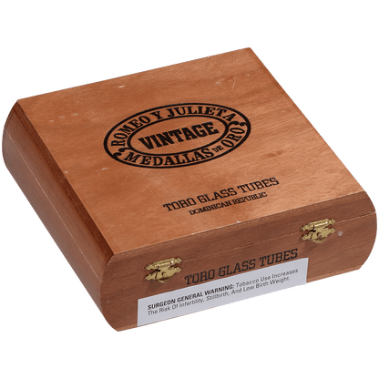 Romeo Y Julieta Vintage Toro Glass Tube 12 Ct. Box 6.00X50