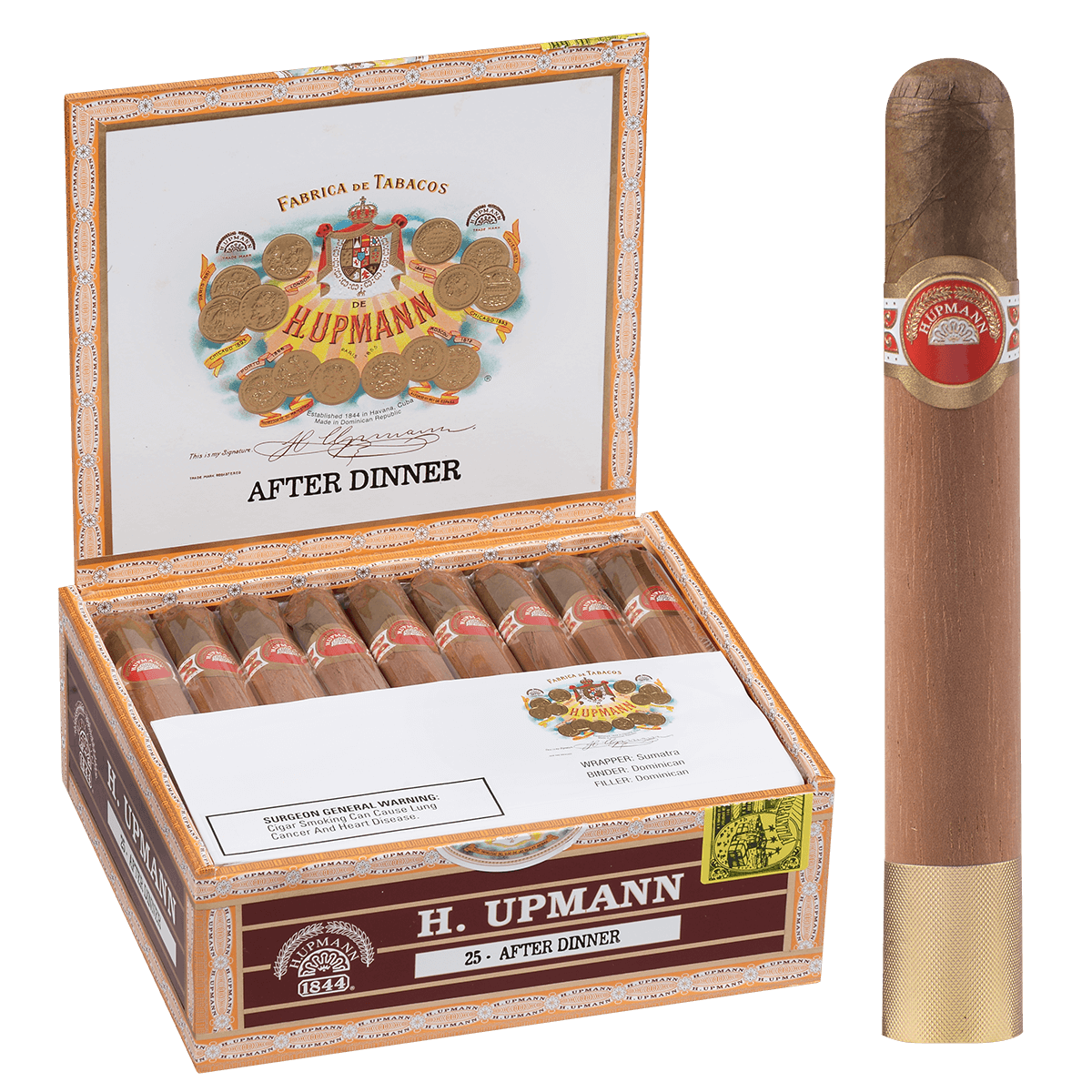 H. Upmann Special Seleccion After Dinner 25 Ct. Box 5.62X46