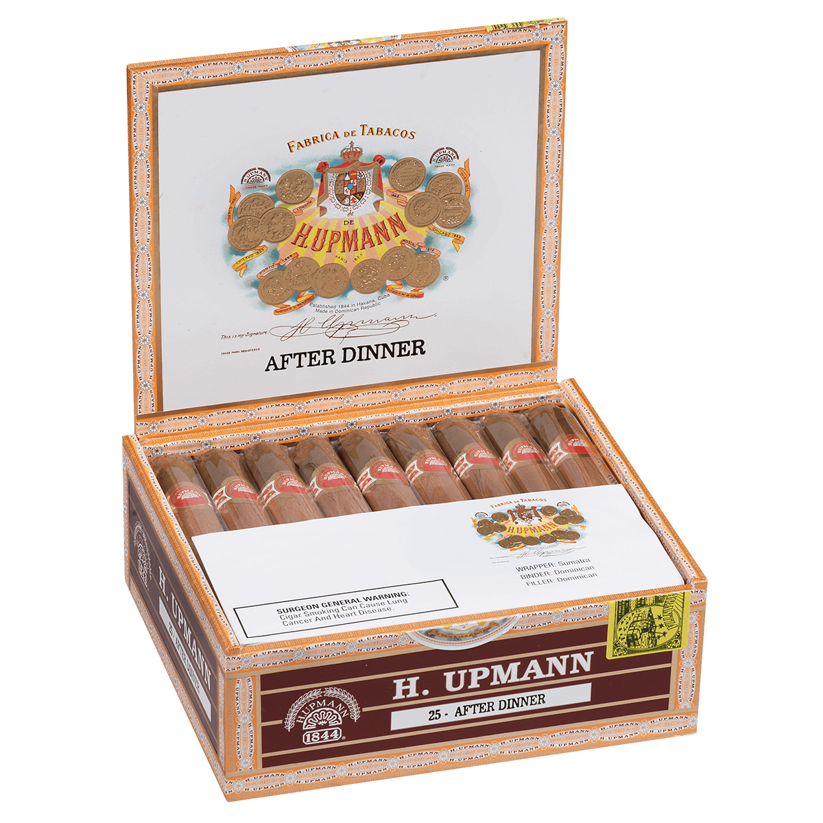 H. Upmann Special Seleccion After Dinner 25 Ct. Box 5.62X46
