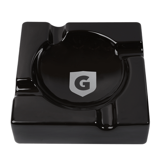 Guardsman Ashtray Ceramic Black And Grey
