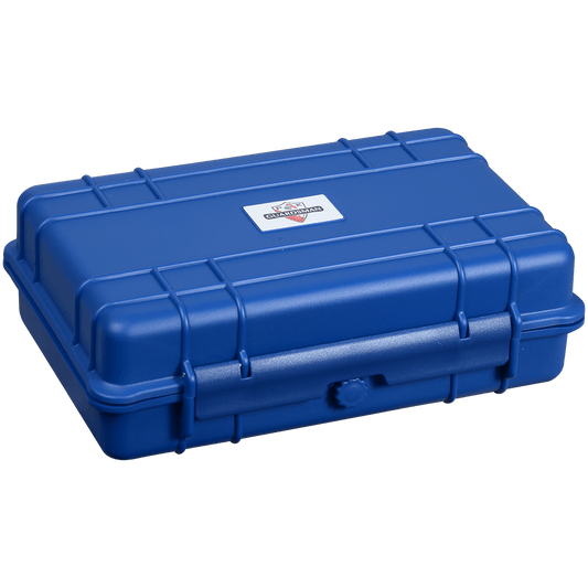 Pk Guardsman Plastic Travel Humidor 5Ct Blue