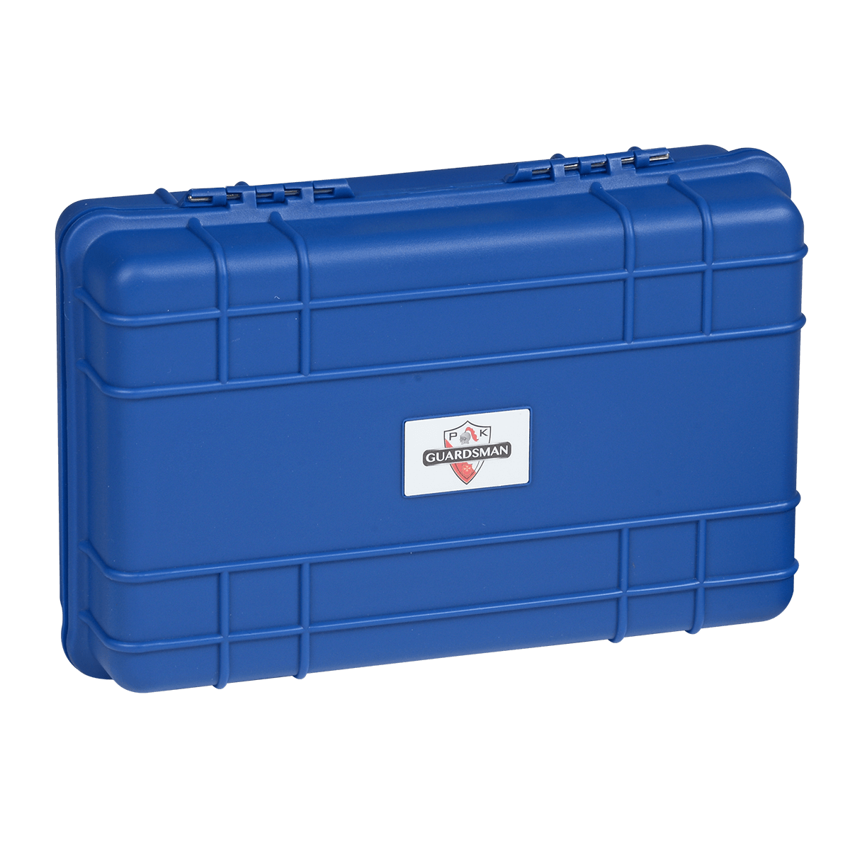 Pk Guardsman Plastic Travel Humidor 5Ct Blue