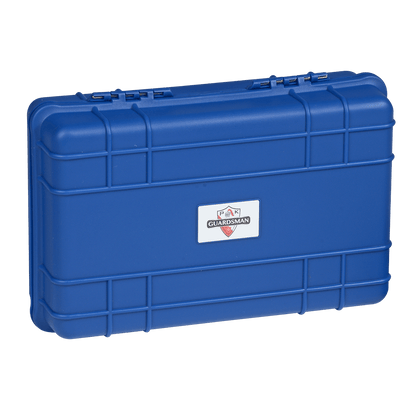 Pk Guardsman Plastic Travel Humidor 5Ct Blue