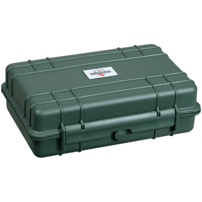Pk Guardsman Plastic Travel Humidor 5Ct Green