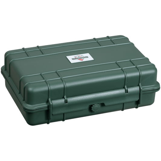 Pk Guardsman Plastic Travel Humidor 5Ct Green