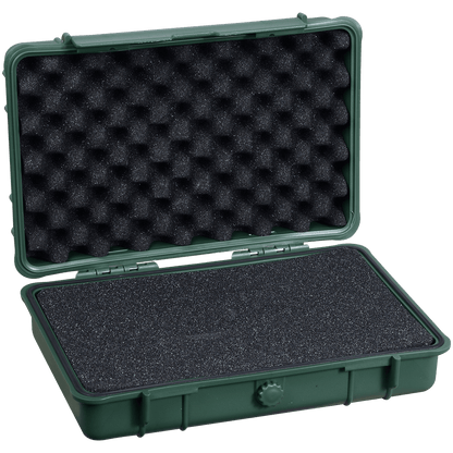 Pk Guardsman Plastic Travel Humidor 5Ct Green