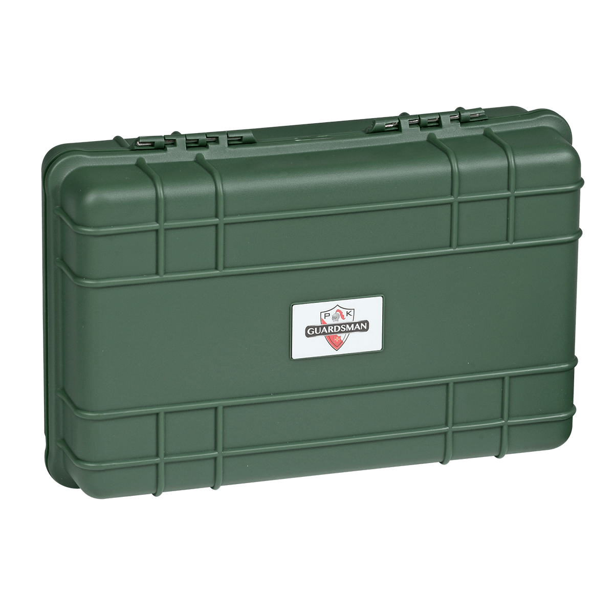 Pk Guardsman Plastic Travel Humidor 5Ct Green