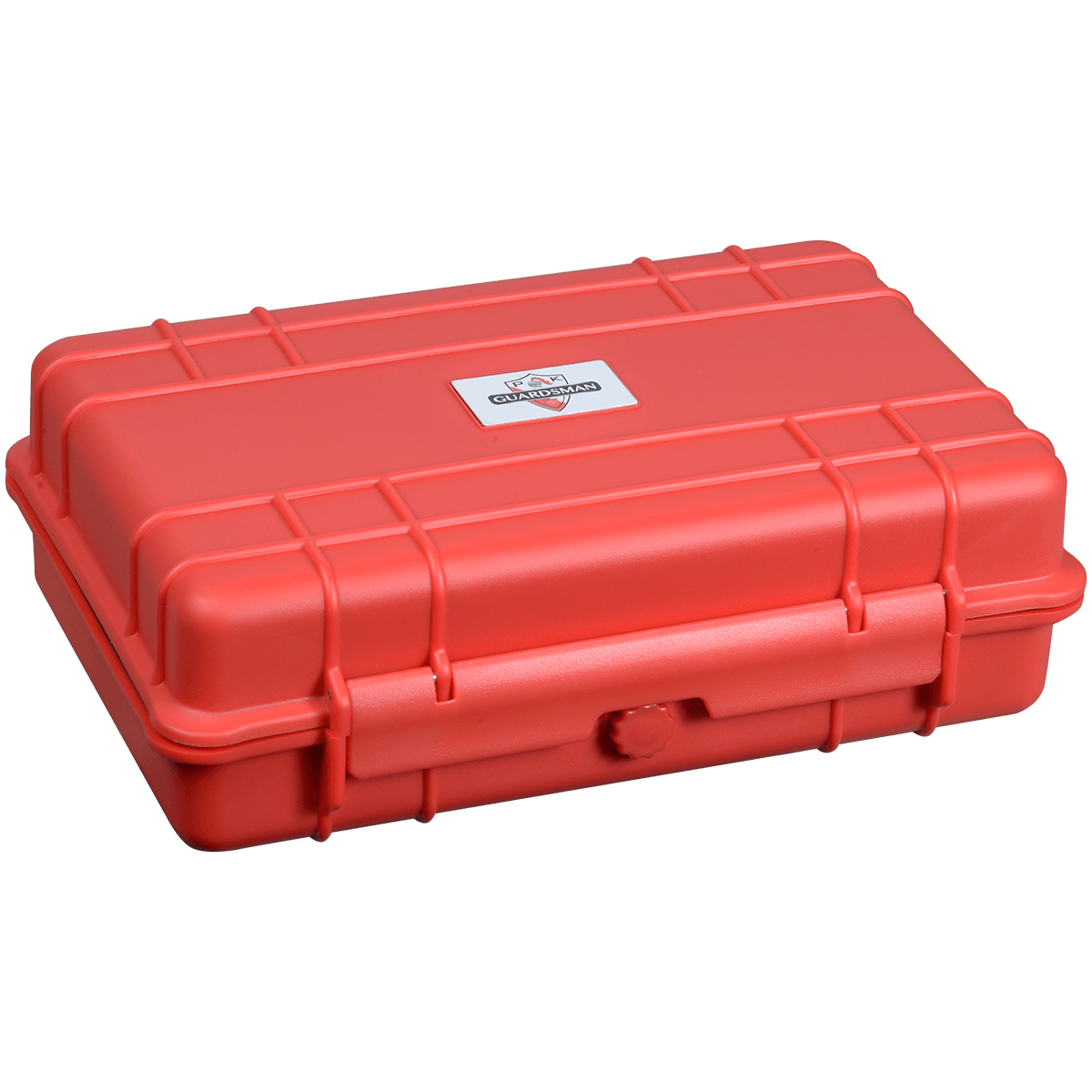 Pk Guardsman Plastic Travel Humidor 5Ct Red