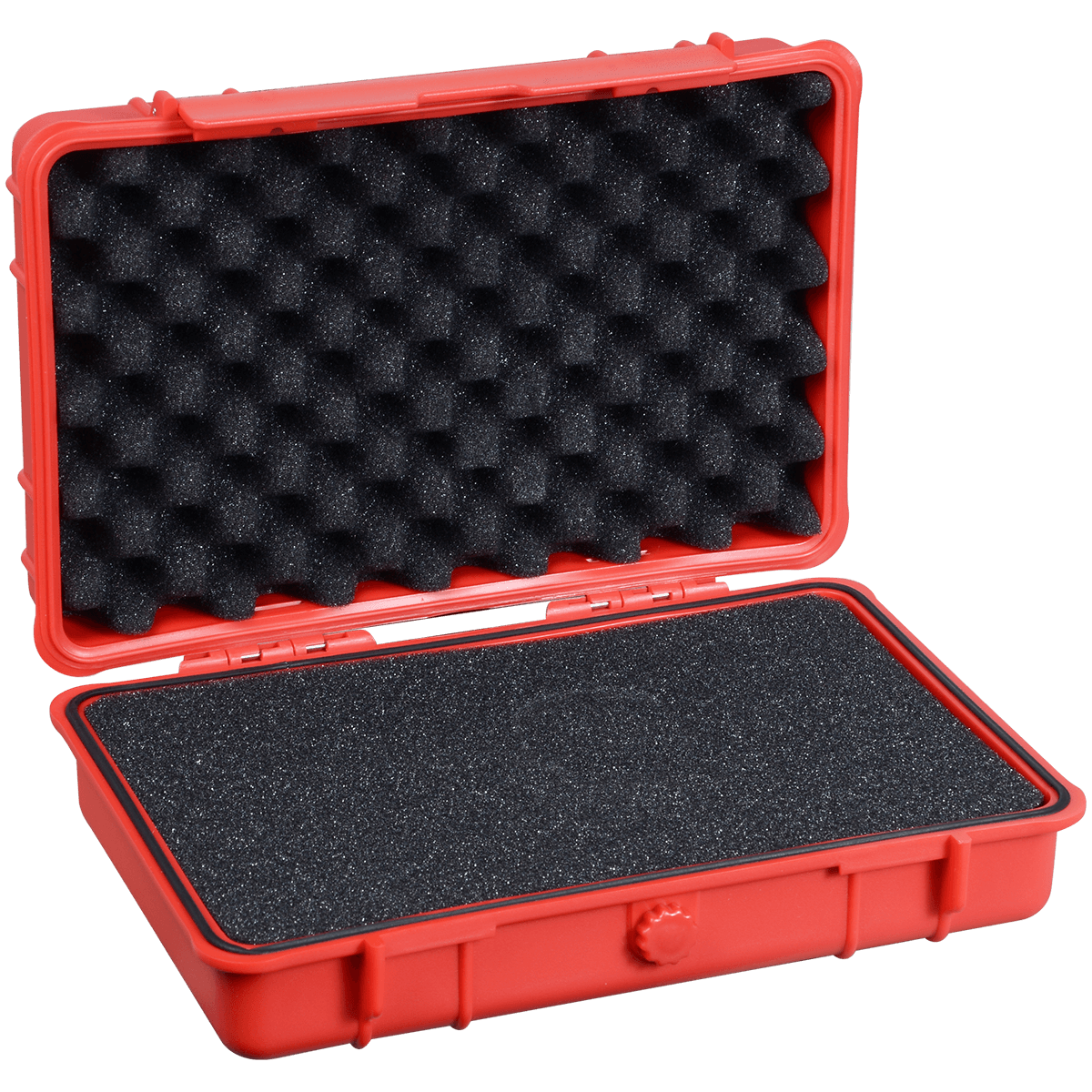 Pk Guardsman Plastic Travel Humidor 5Ct Red