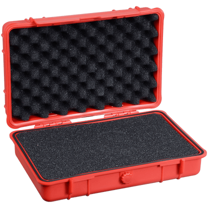 Pk Guardsman Plastic Travel Humidor 5Ct Red