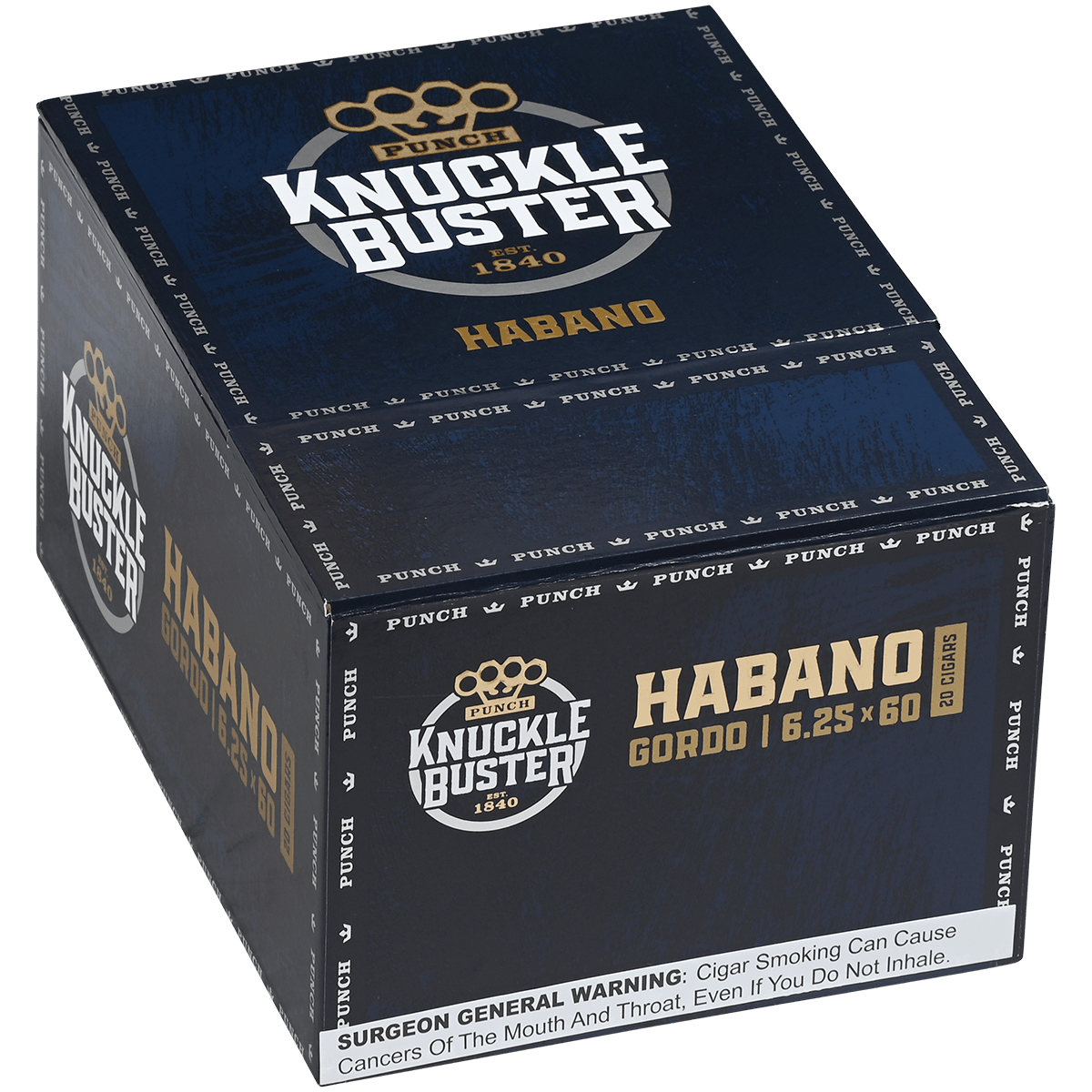 PUNCH KNUCKLE BUSTER HABANO GORDO 6.25x60 20 CT. BOX