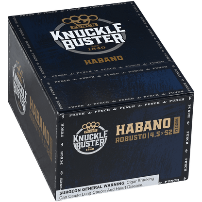 PUNCH KNUCKLE BUSTER HABANO ROBUSTO 4.50x50 25 CT. BOX