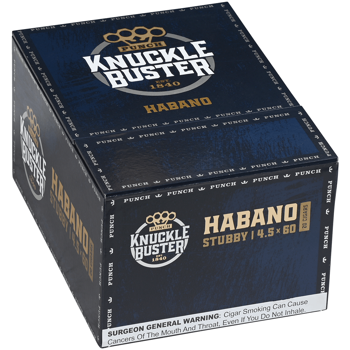 PUNCH KNUCKLE BUSTER HABANO STUBBY 4.25x60 20 CT. BOX