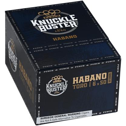 PUNCH KNUCKLE BUSTER HABANO TORO 6x50 25 CT. BOX