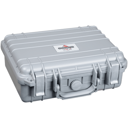 Pk Guardsman Plastic Travel Humidor 30 Ct Silver